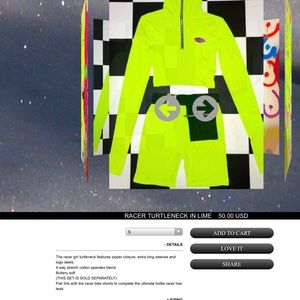 ✨NEW OMIGHTY LONG SLEEVE Racer TURTLENECK SET ✨